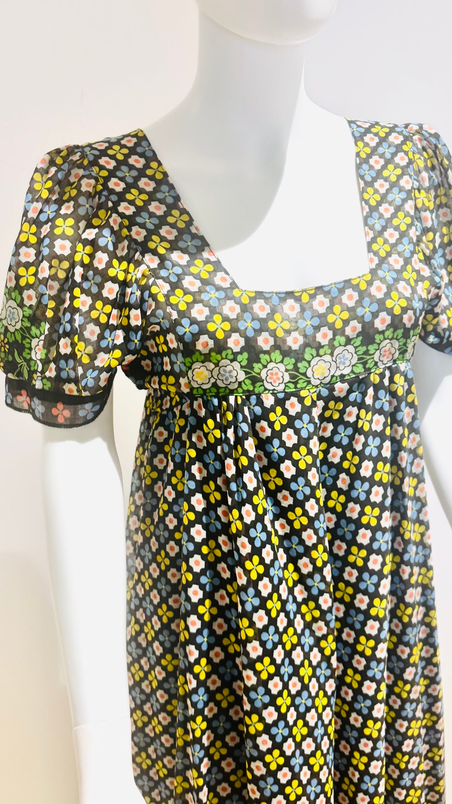 1970’s David Silverman Rare Maxi Dress