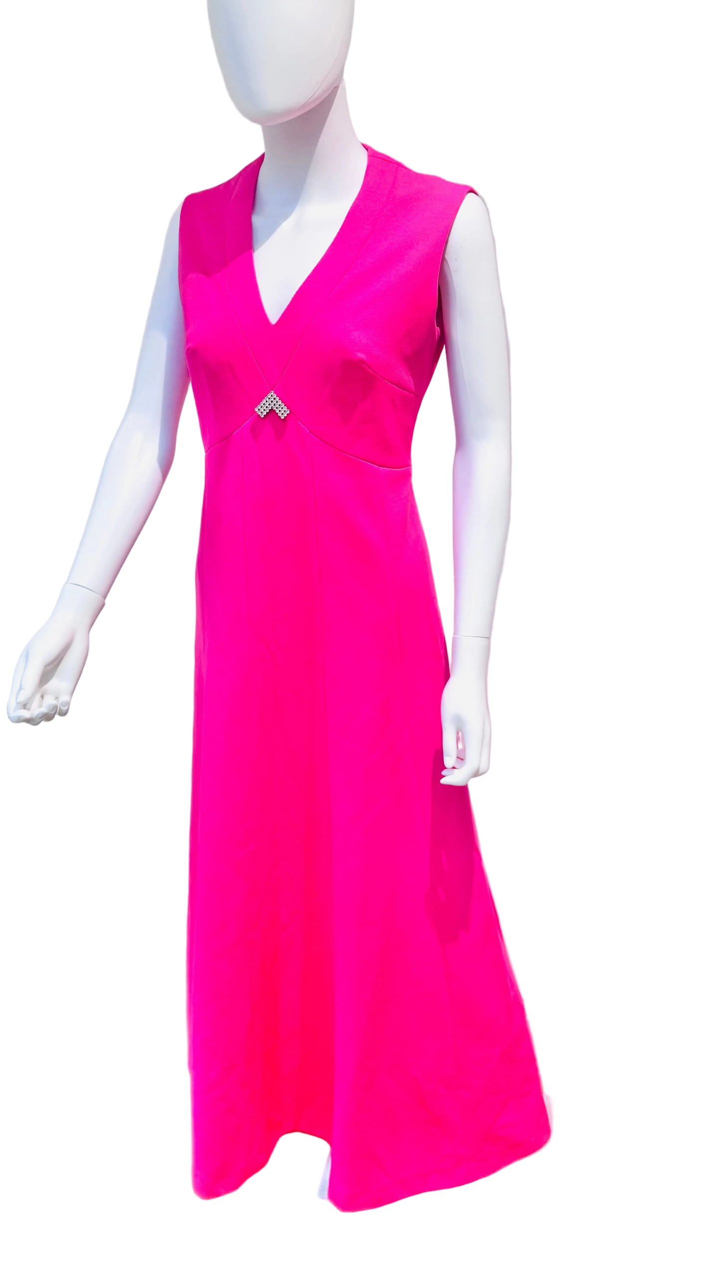 Amazing 1970’s  “Plutina” Maxi Dress