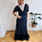 High Necked Maxi Dress