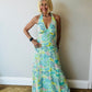 1970’s Floral Halter Dress