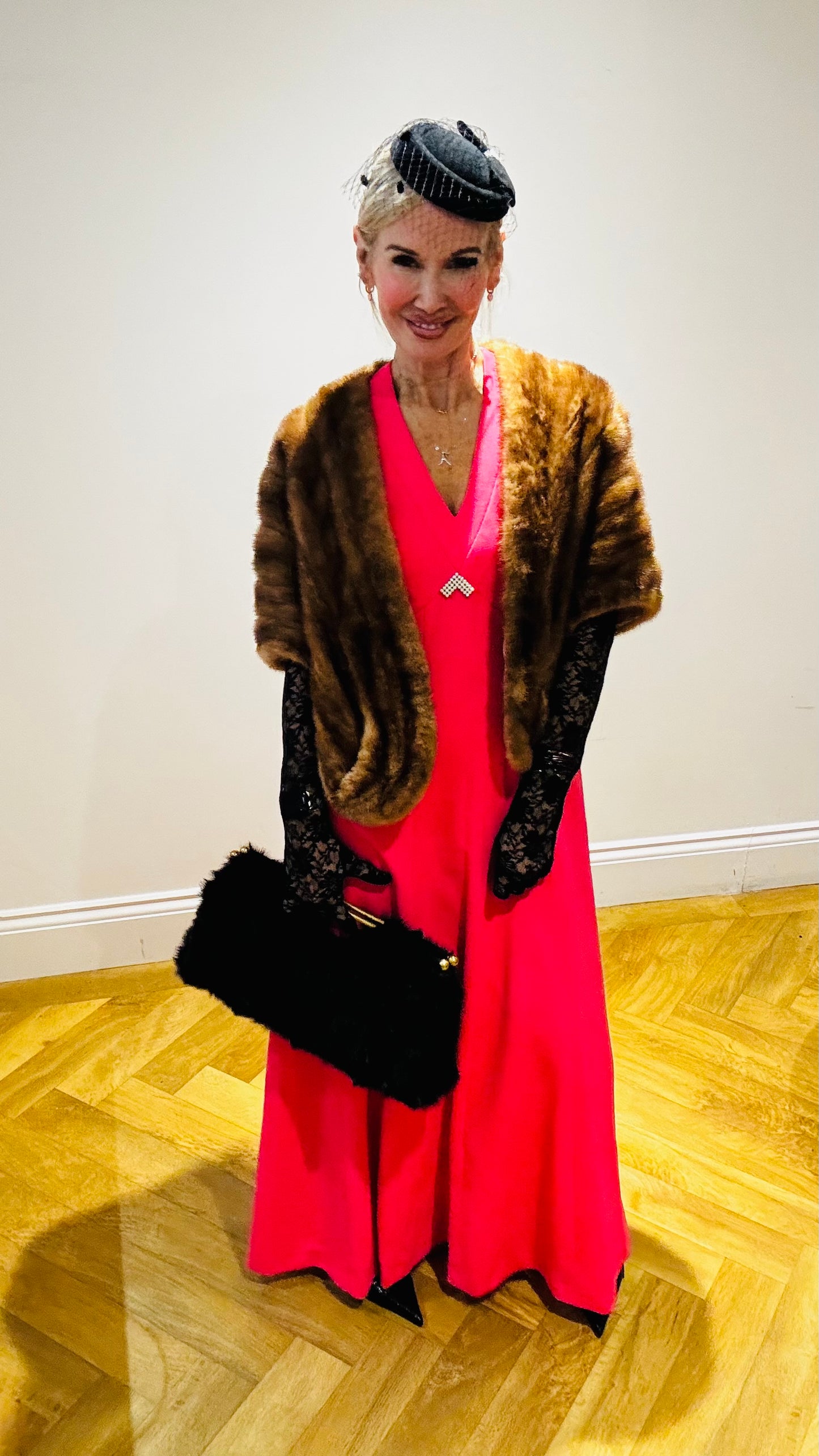 Amazing 1970’s  “Plutina” Maxi Dress