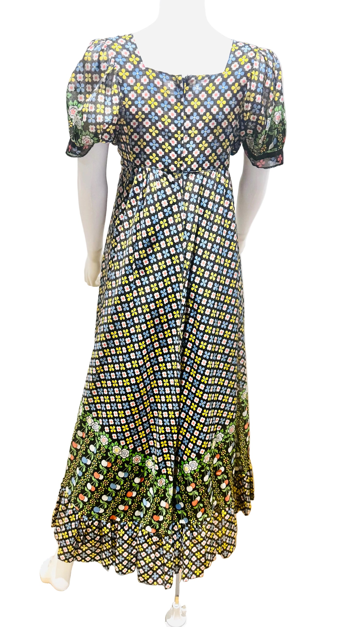 1970’s David Silverman Rare Maxi Dress