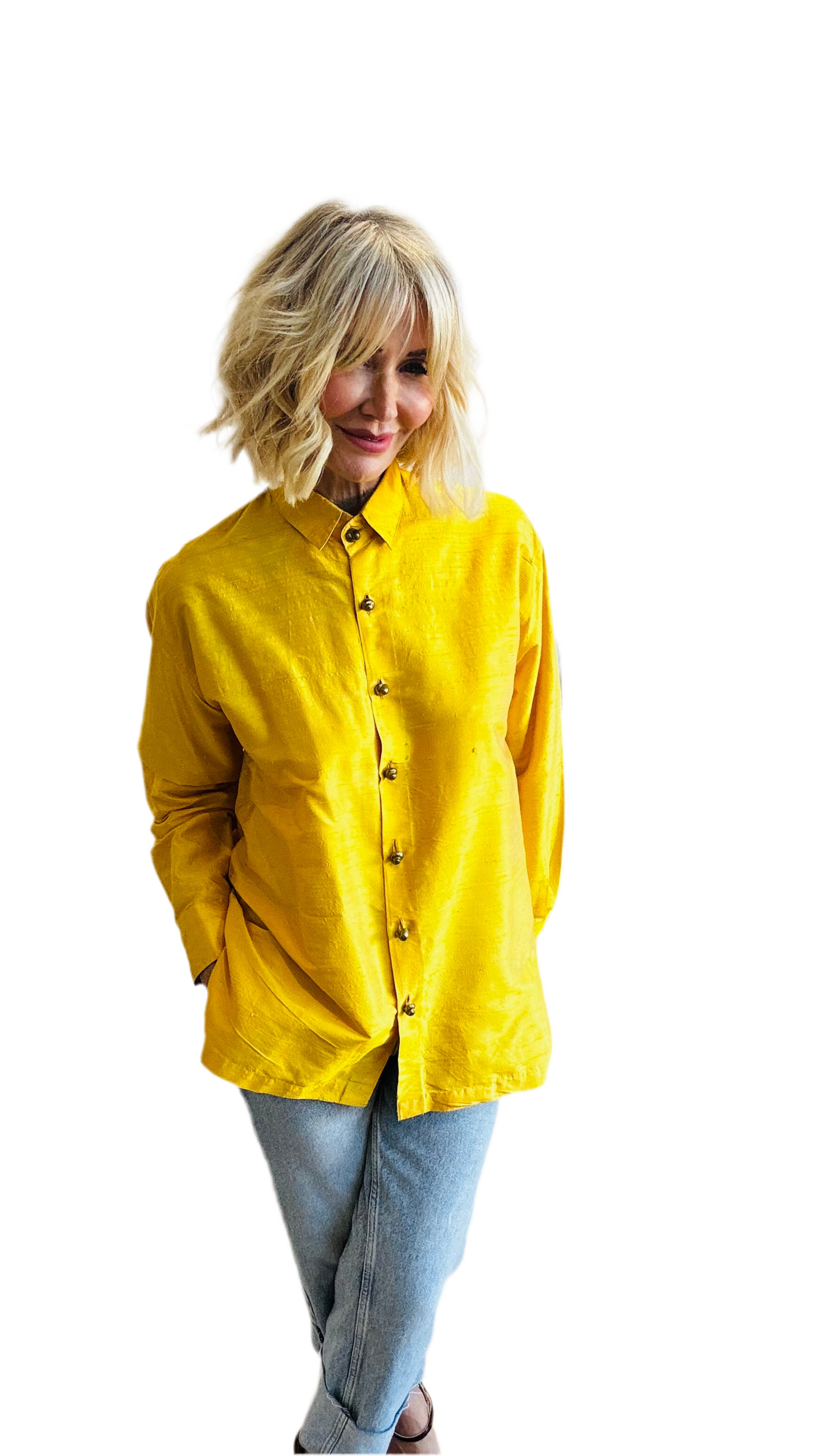 100% Duchess Silk 90’s Blouse