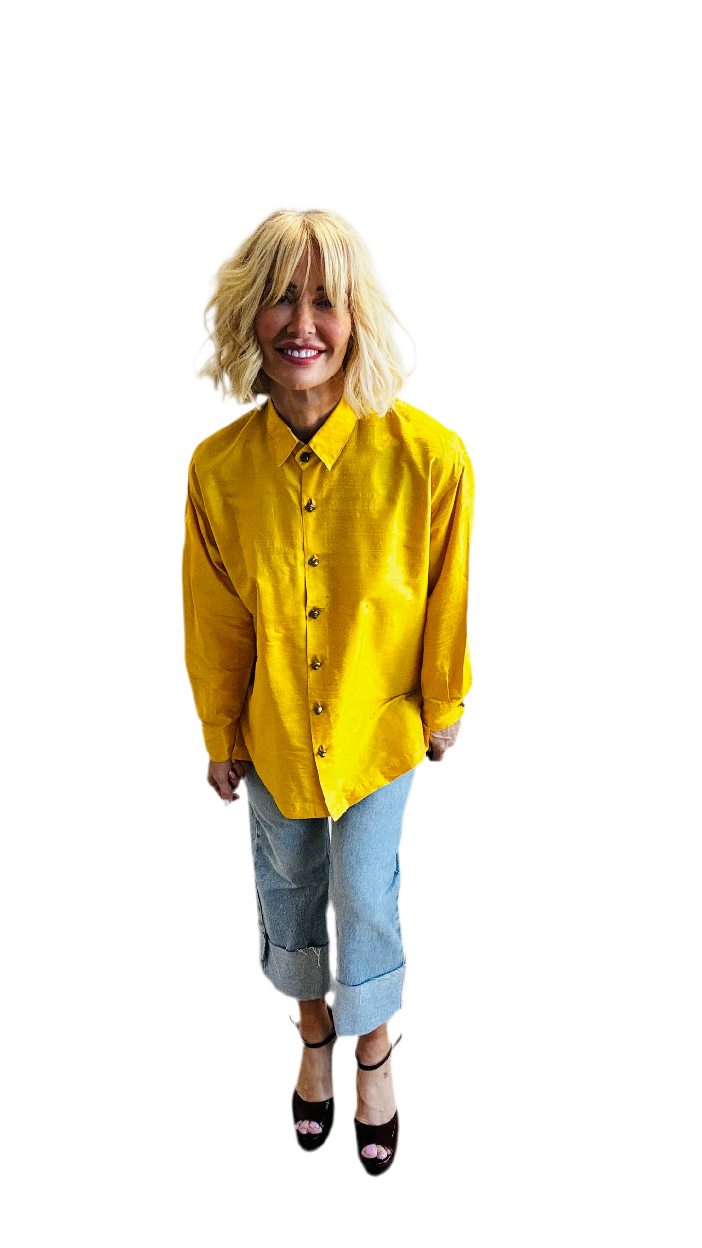 100% Duchess Silk 90’s Blouse