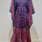 “Mudi” of Carnaby Street Epic Indian Block Print Angel Sleeve Dress