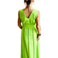 1960’s Lime & Chocolate Maxi Dress