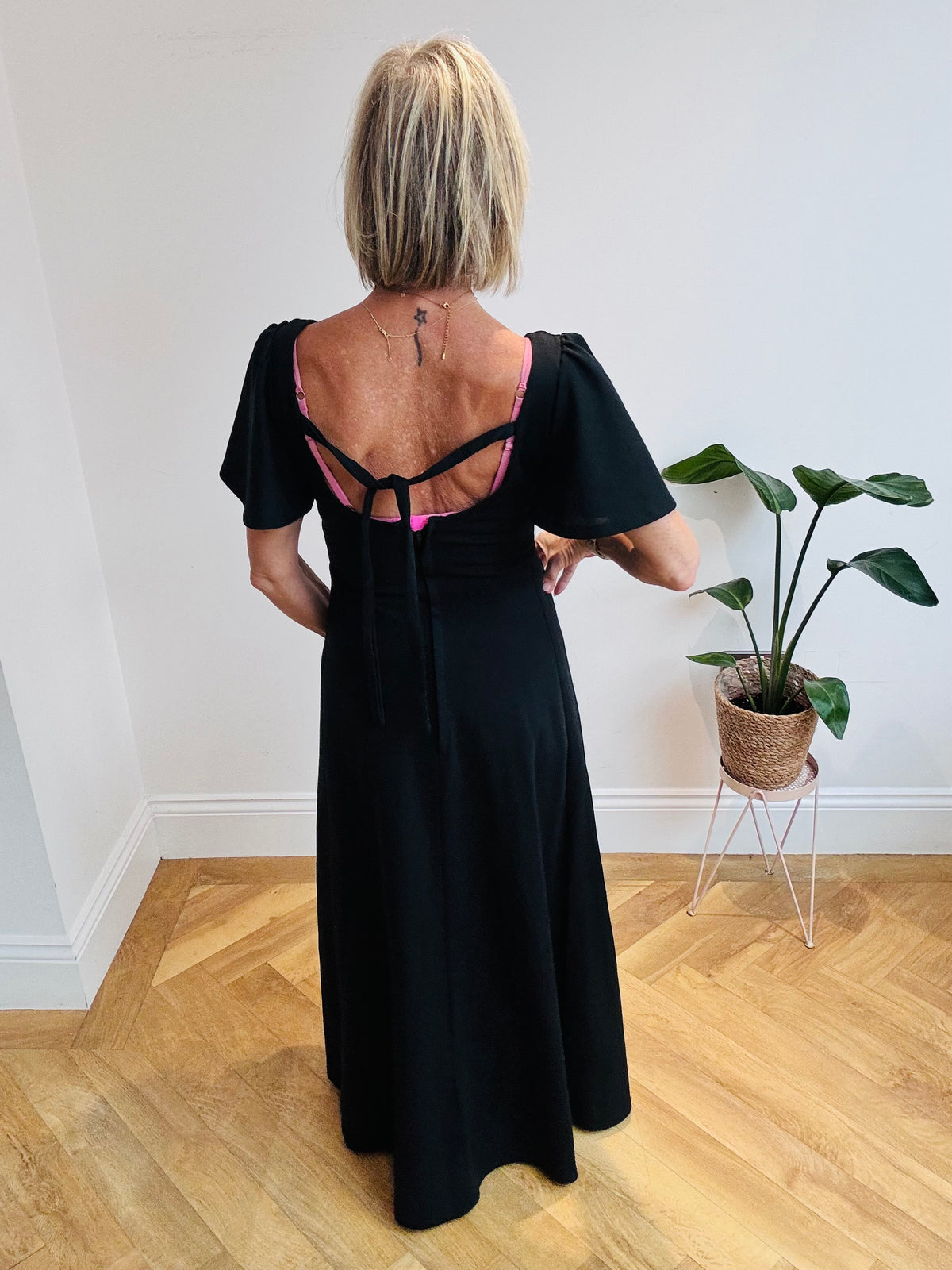 Deep V Maxi Dress