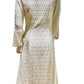 1970’s Lace Dagger Collar Bell Sleeved Maxi