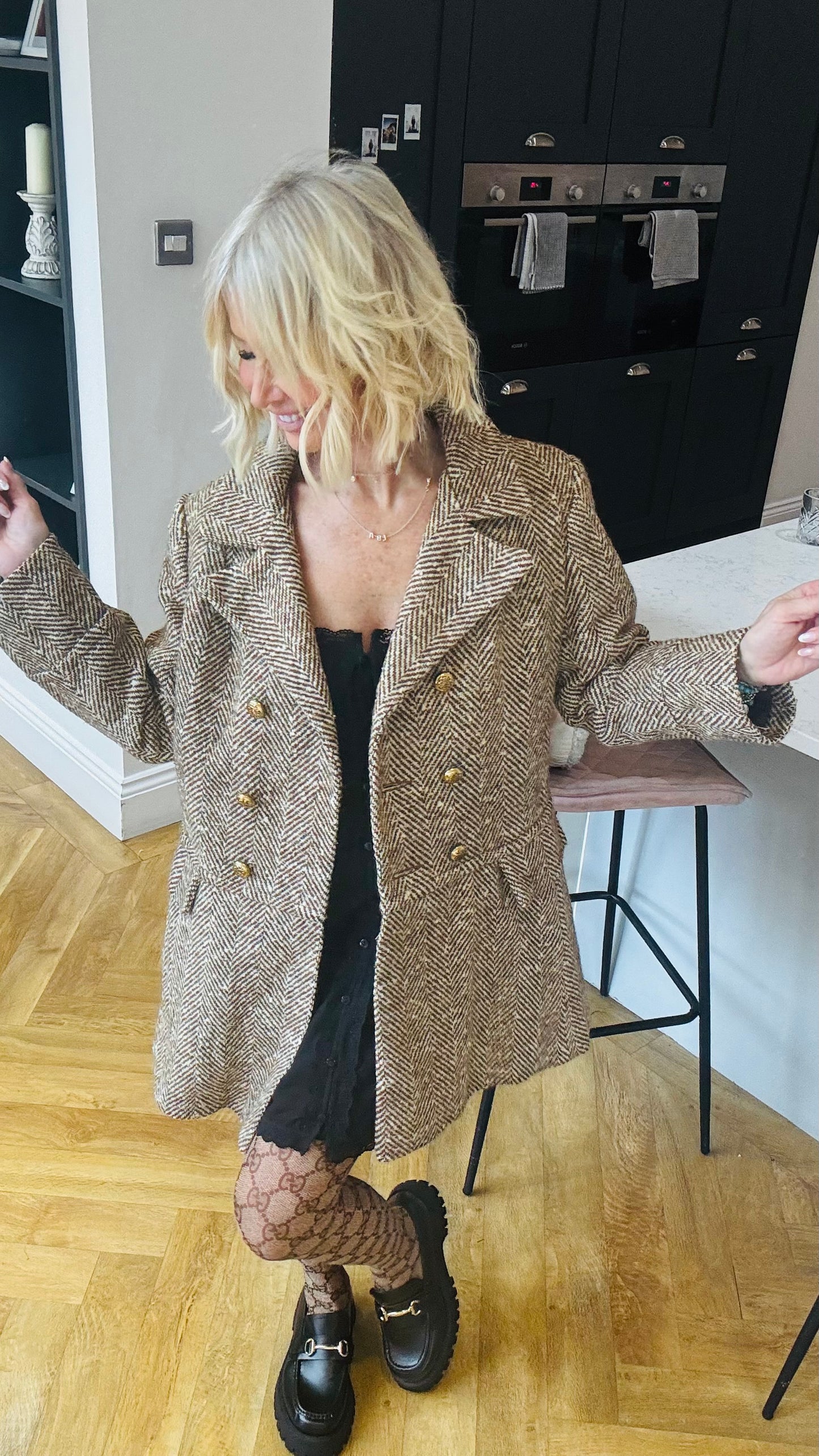 1970’s Herringbone Coat