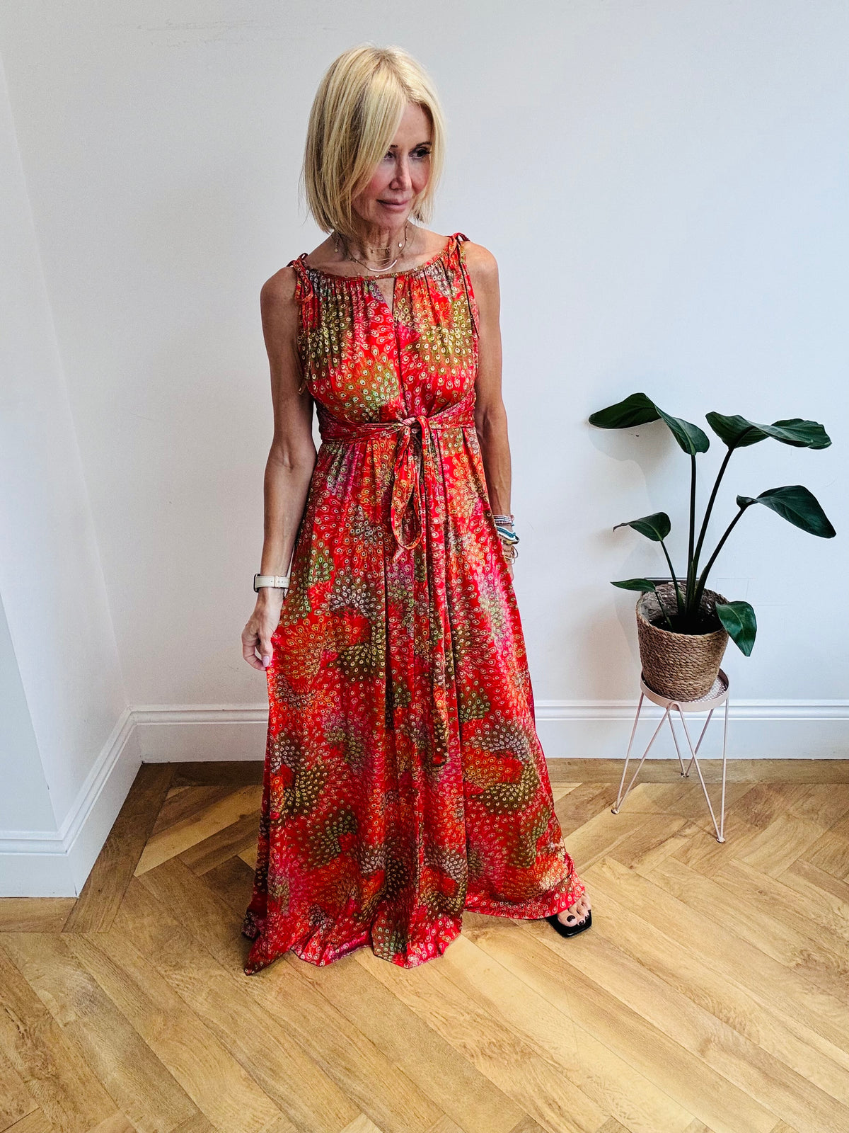 Stunning Peacock Pattern Maxi