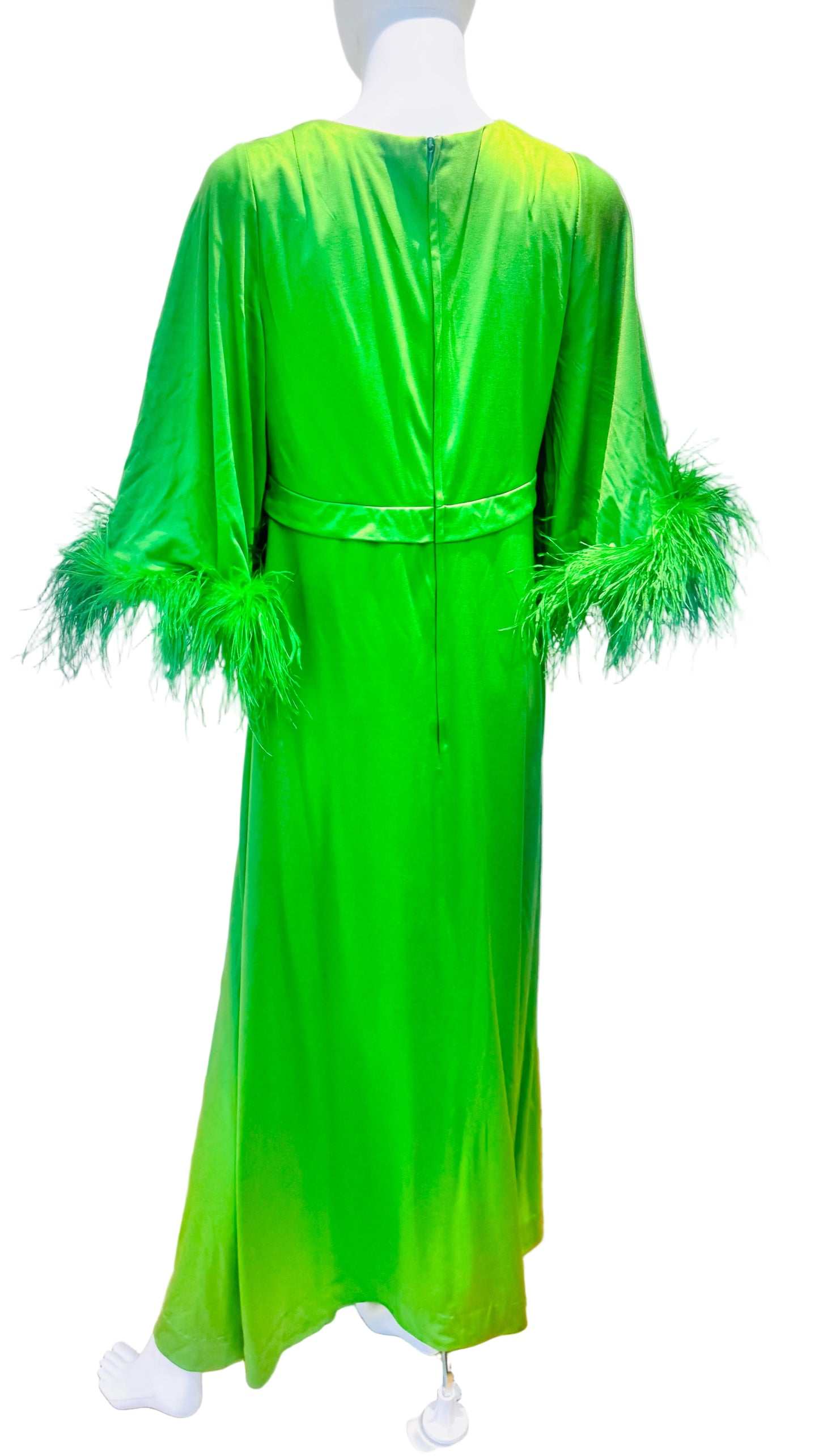 Epic 1960’s Ostrich Feather Maxi