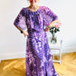 “Kleemeier Hof” Cape Sleeved Maxi Dress