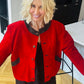 1980’s Suede Jacket with Leather Trim