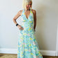1970’s Floral Halter Dress