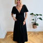 Deep V Maxi Dress
