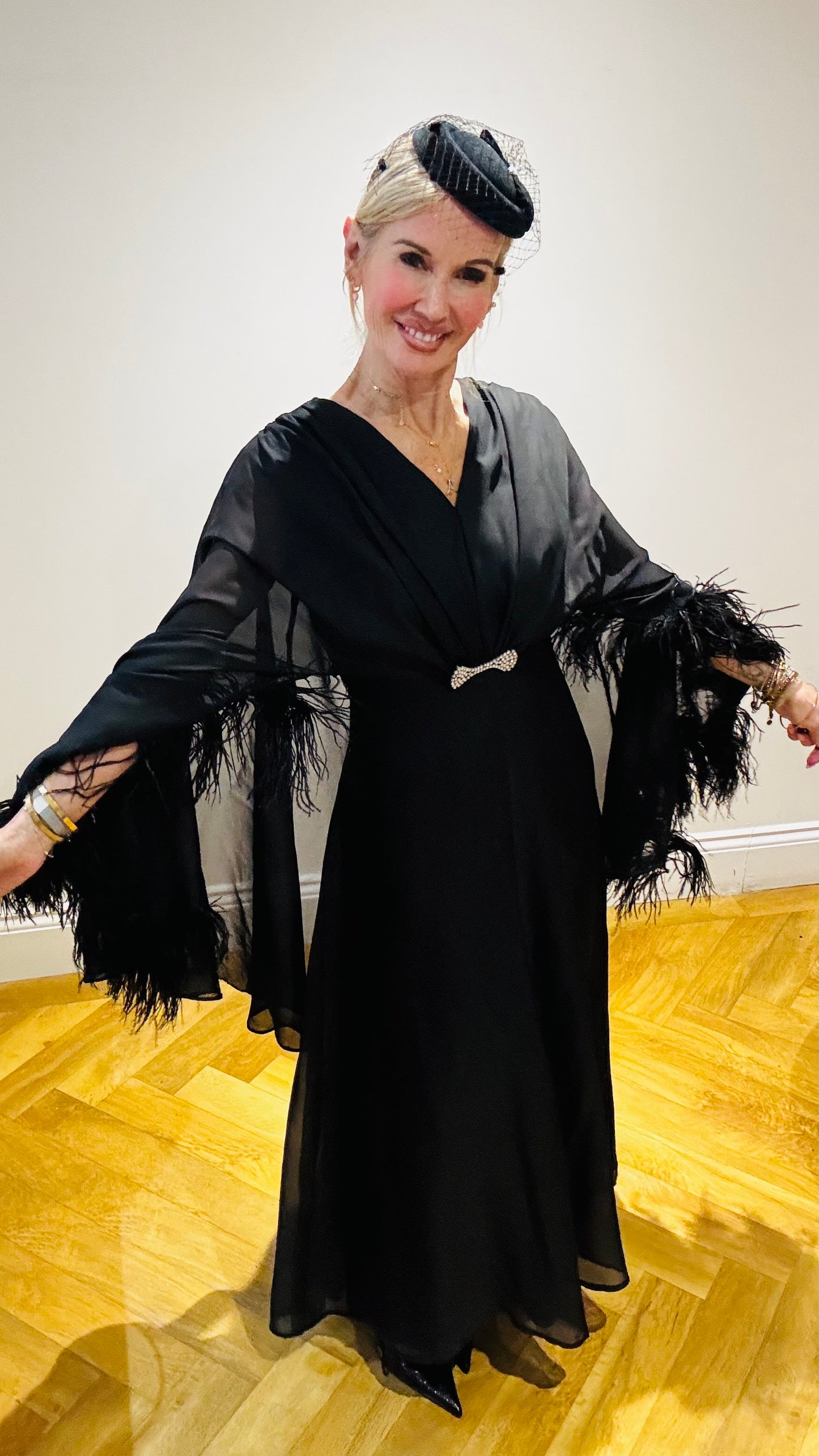 1970’s “ Oberstoff” Cape Maxi Dress