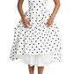 “Edith” Polka Dot Midi Dress