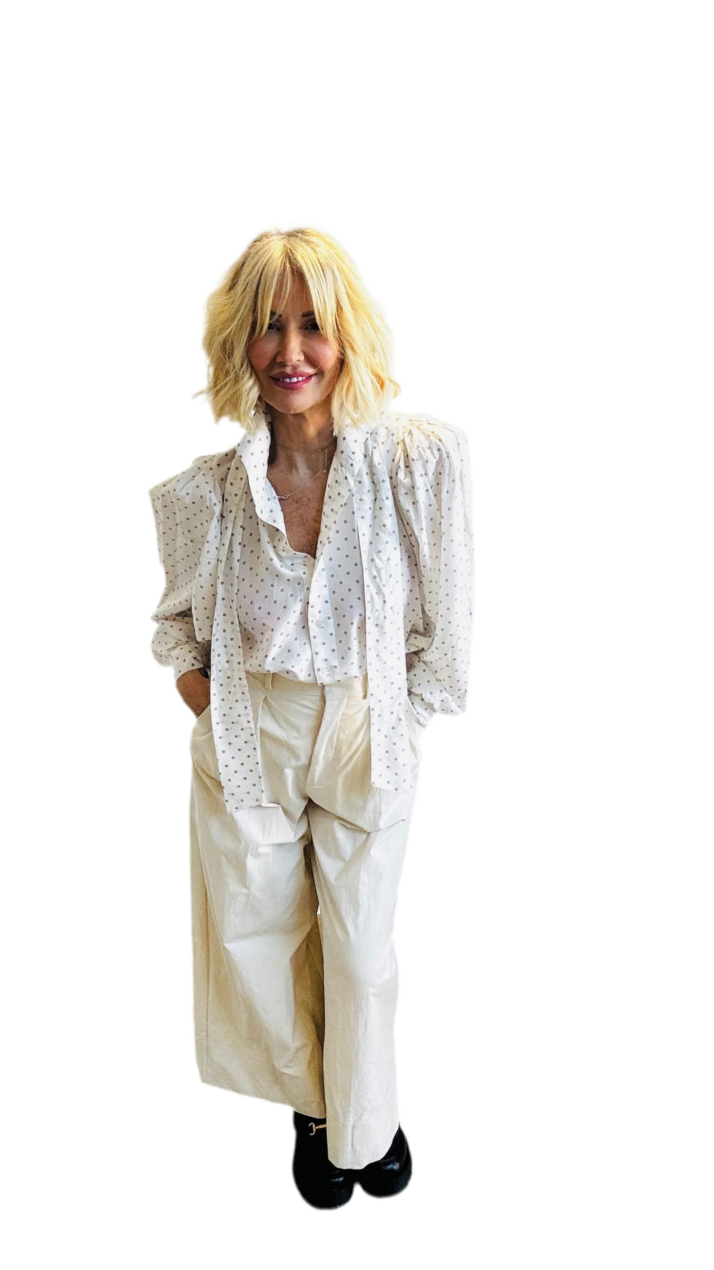 Stunning 80’s Silk Pussy Bow Blouse