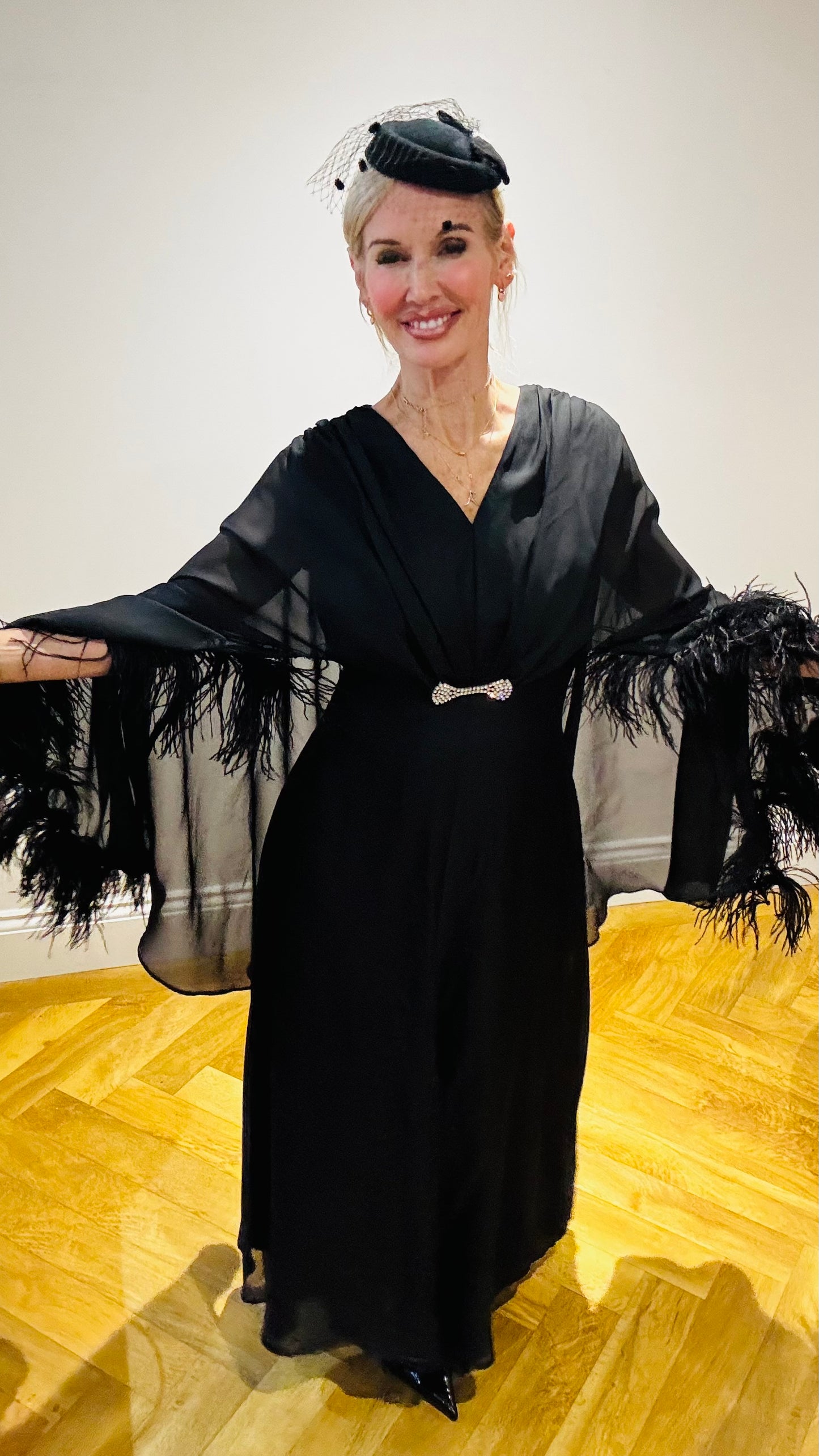 1970’s “ Oberstoff” Cape Maxi Dress