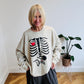 80’s Fun Skeleton Sweatshirt