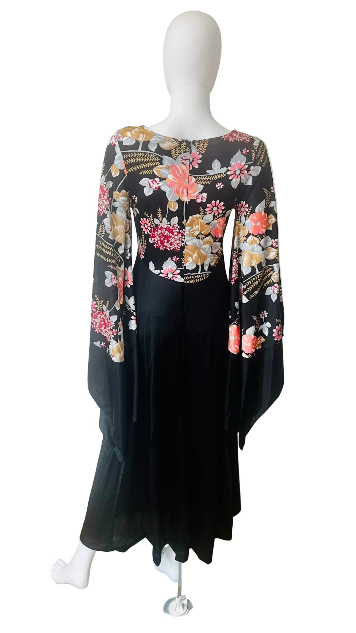 Angel Wing 1970’s Maxi Dress