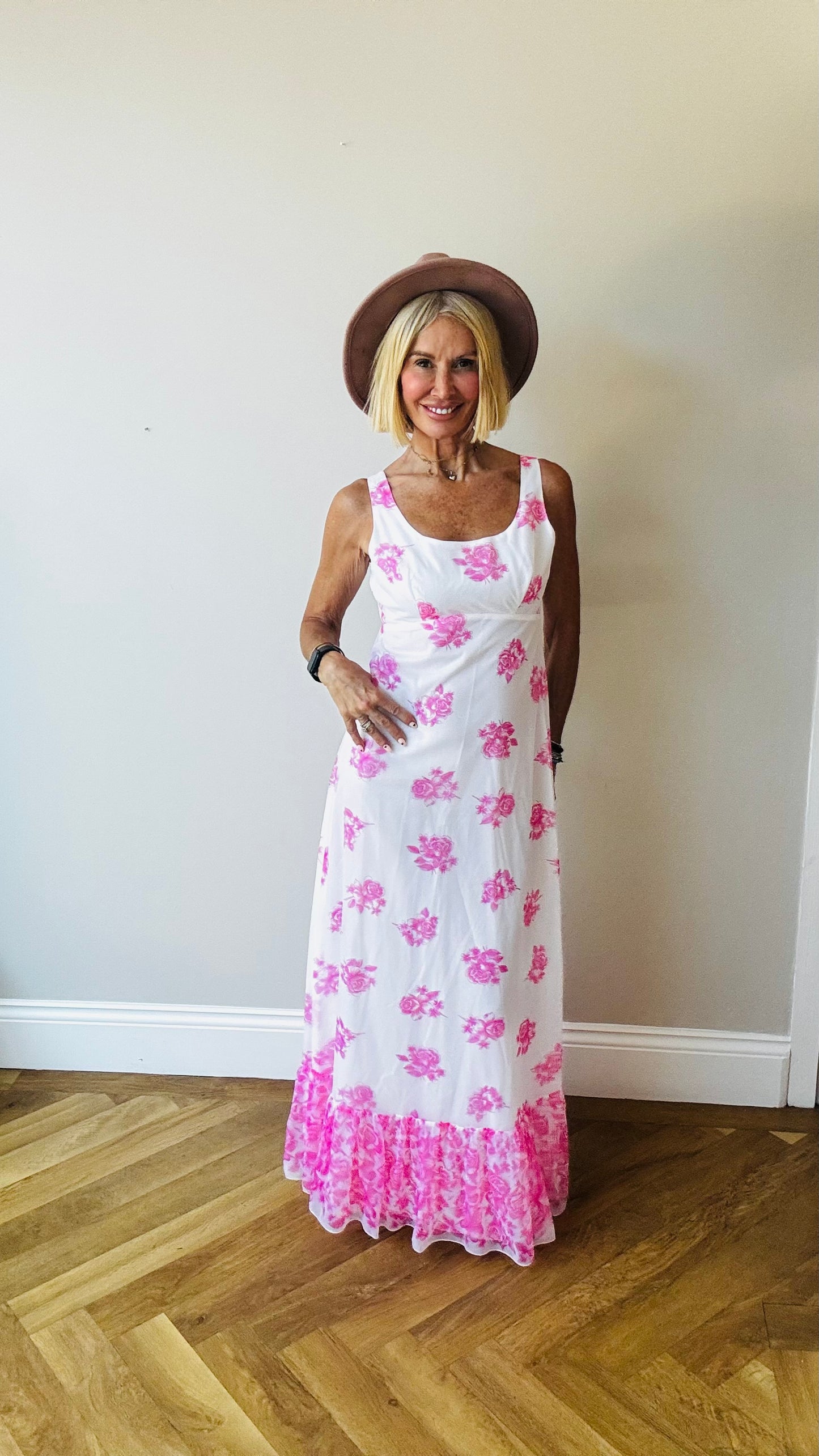Pretty Floral Maxi Dress