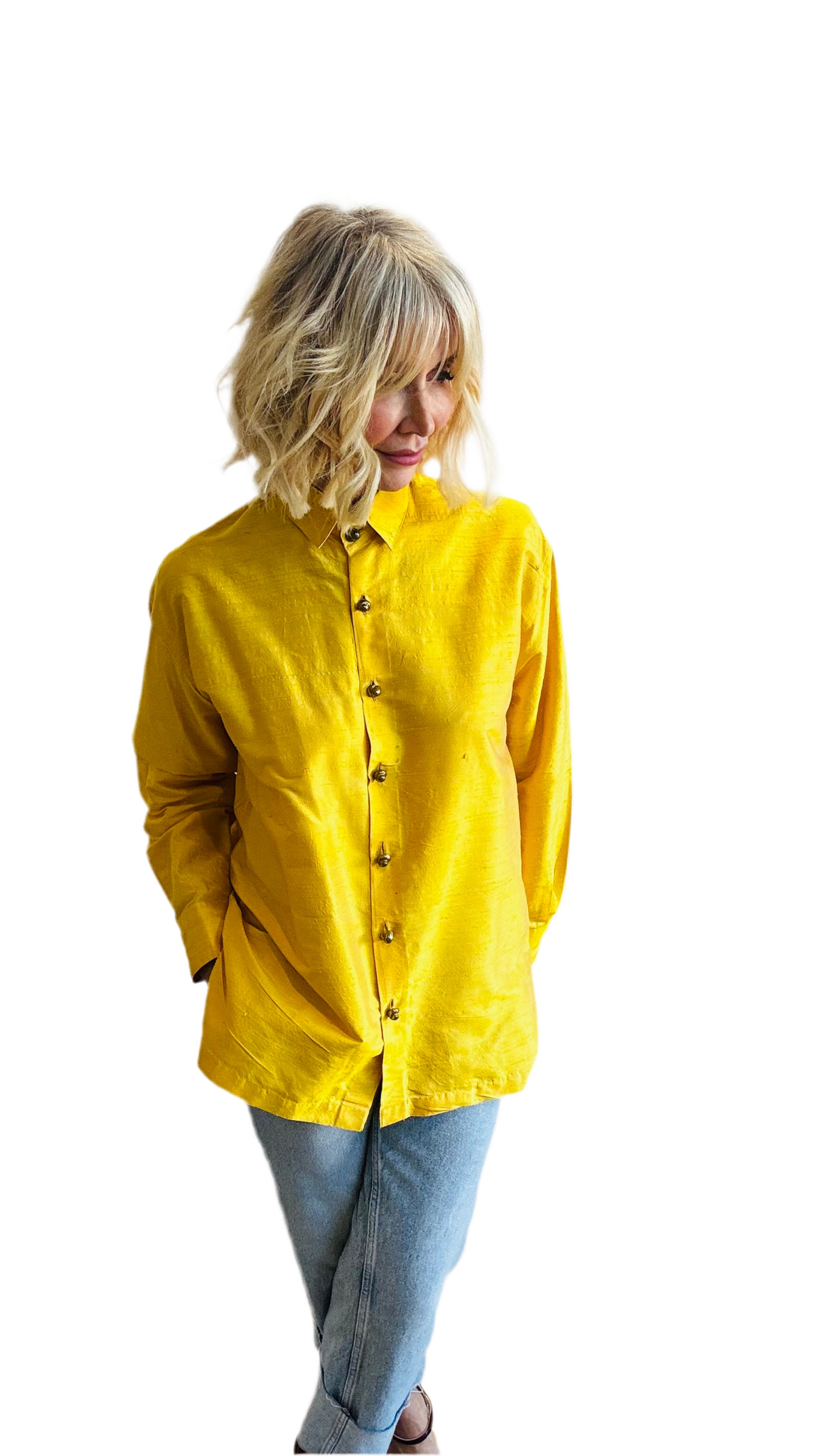 100% Duchess Silk 90’s Blouse