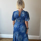 1970’s Floral Blues Maxi