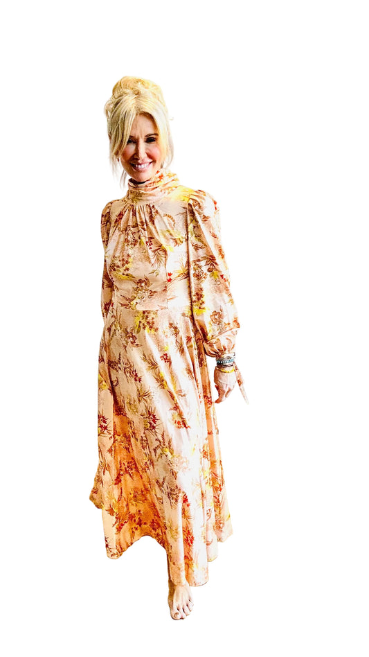 Stunning High Neck Maxi Dress
