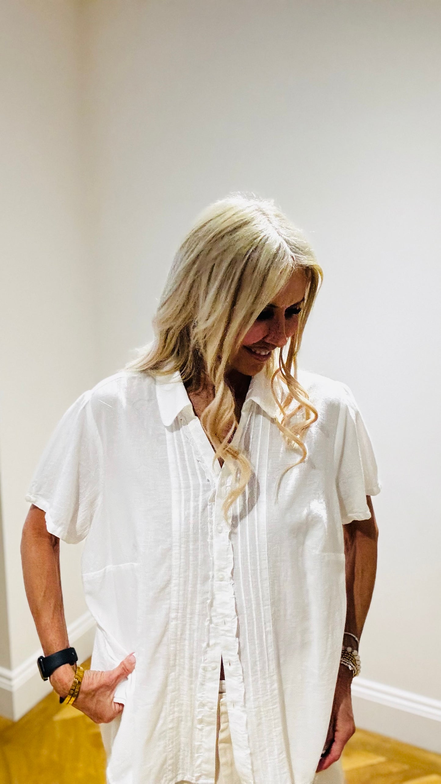 Marks & Spencer Classic Range Linen Blouse size 22