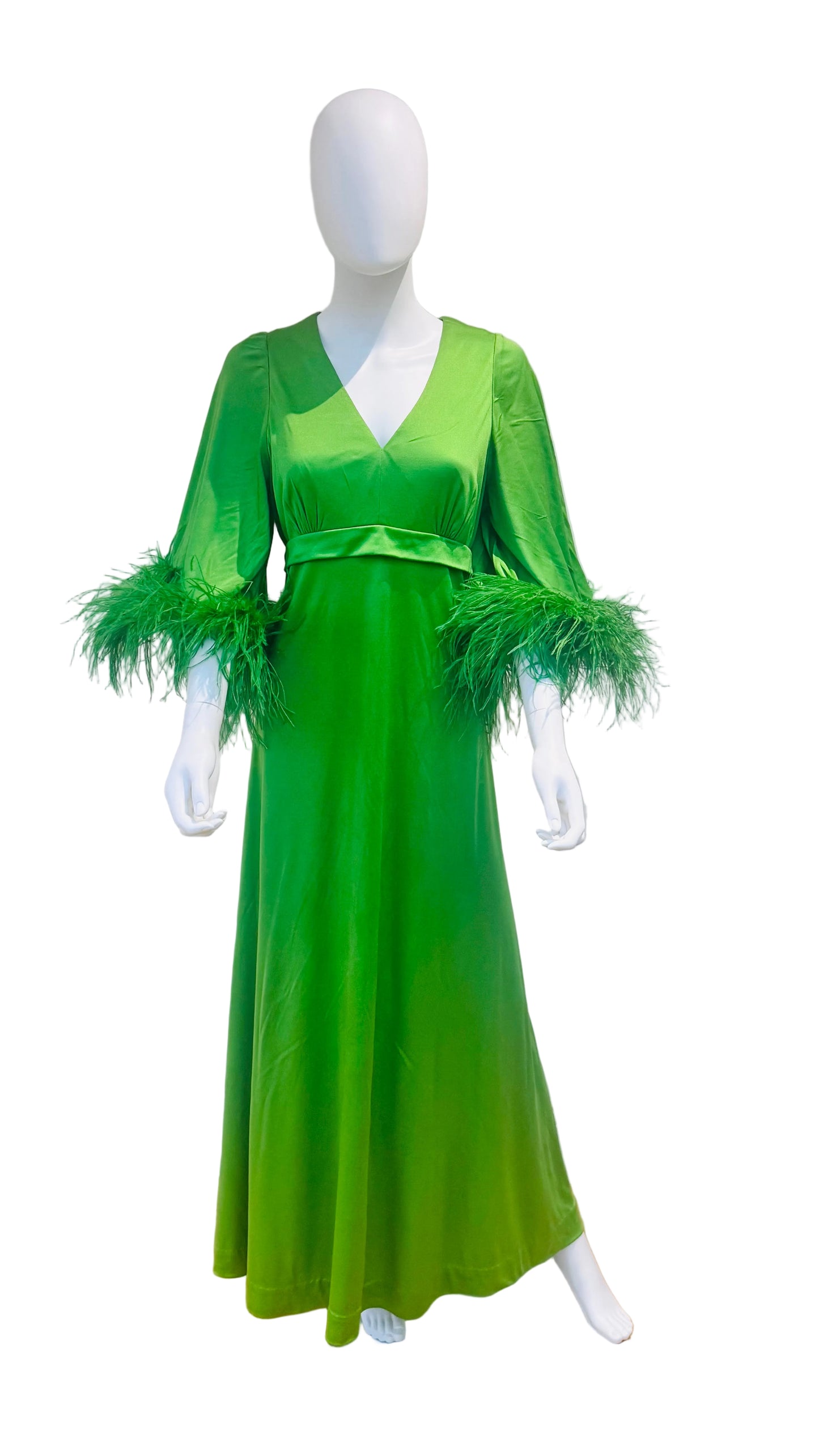 Epic 1960’s Ostrich Feather Maxi