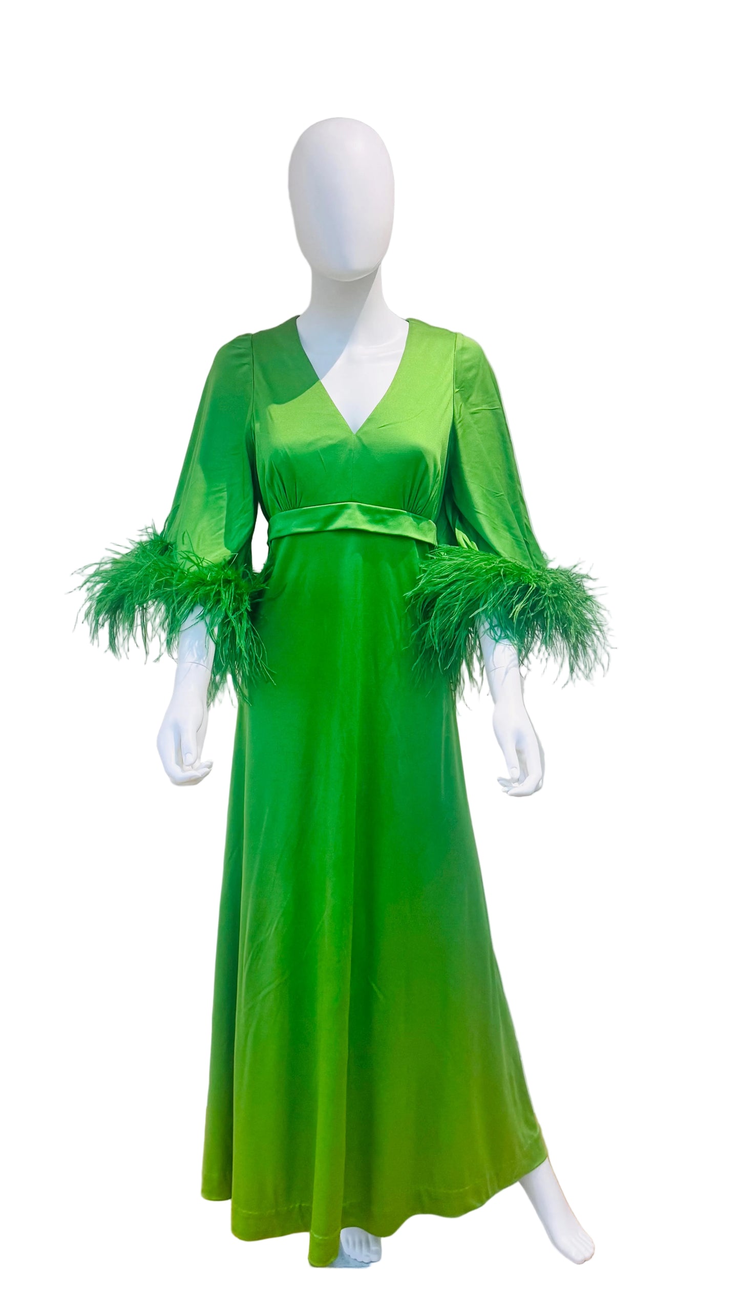 Epic 1960’s Ostrich Feather Maxi