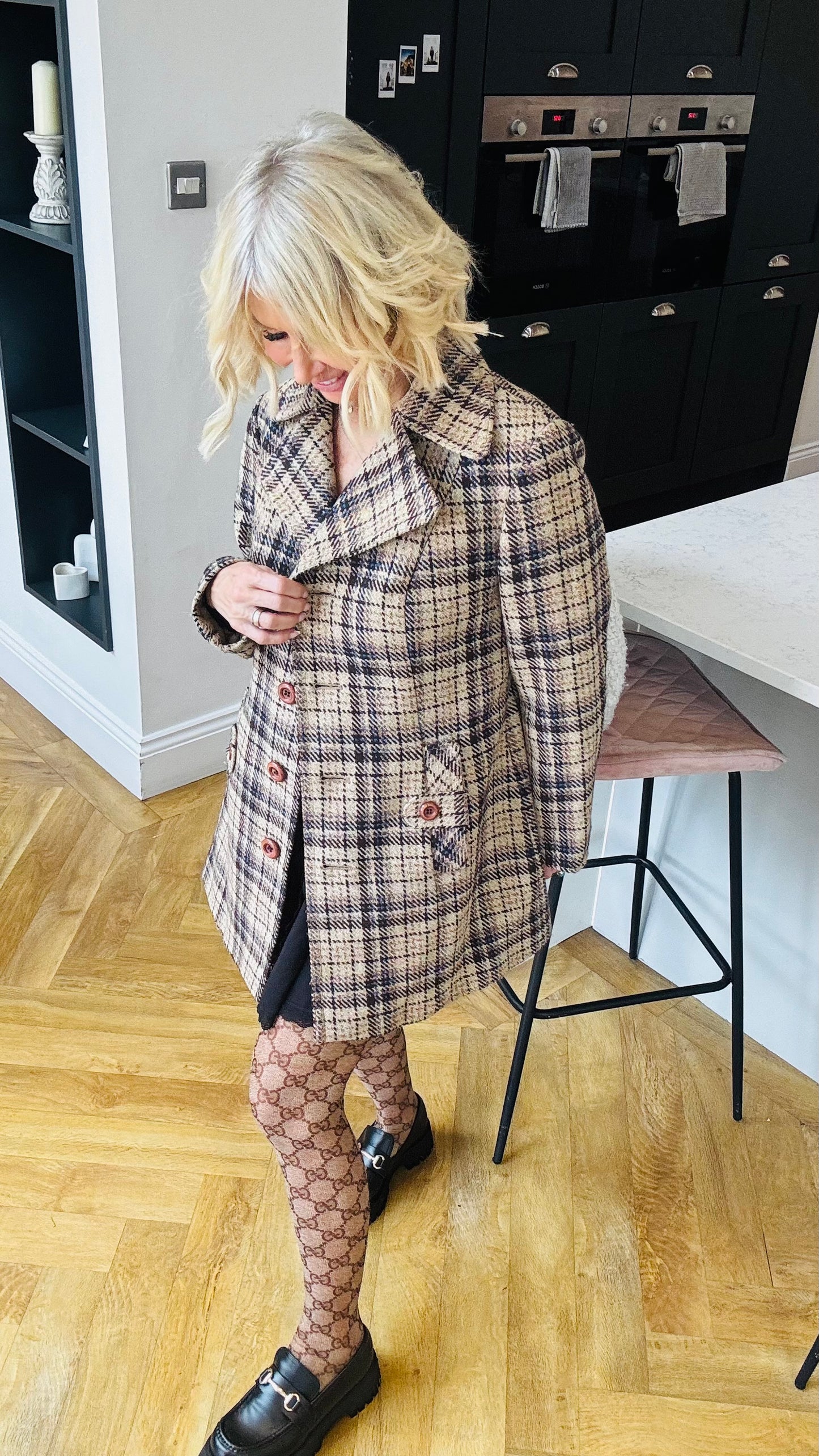 1970’s Check Coat