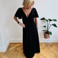 Deep V Maxi Dress
