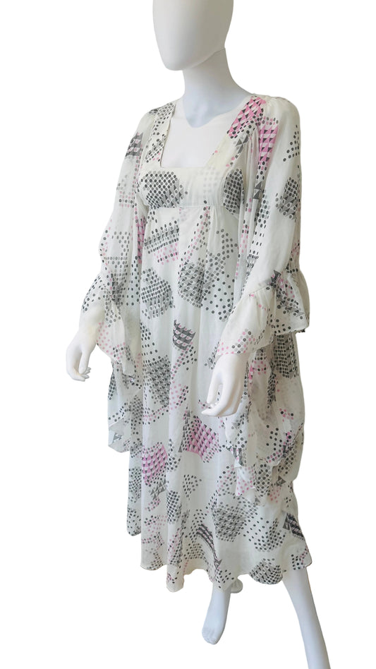 David Silverman Angel Sleeves Maxi