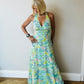 1970’s Floral Halter Dress