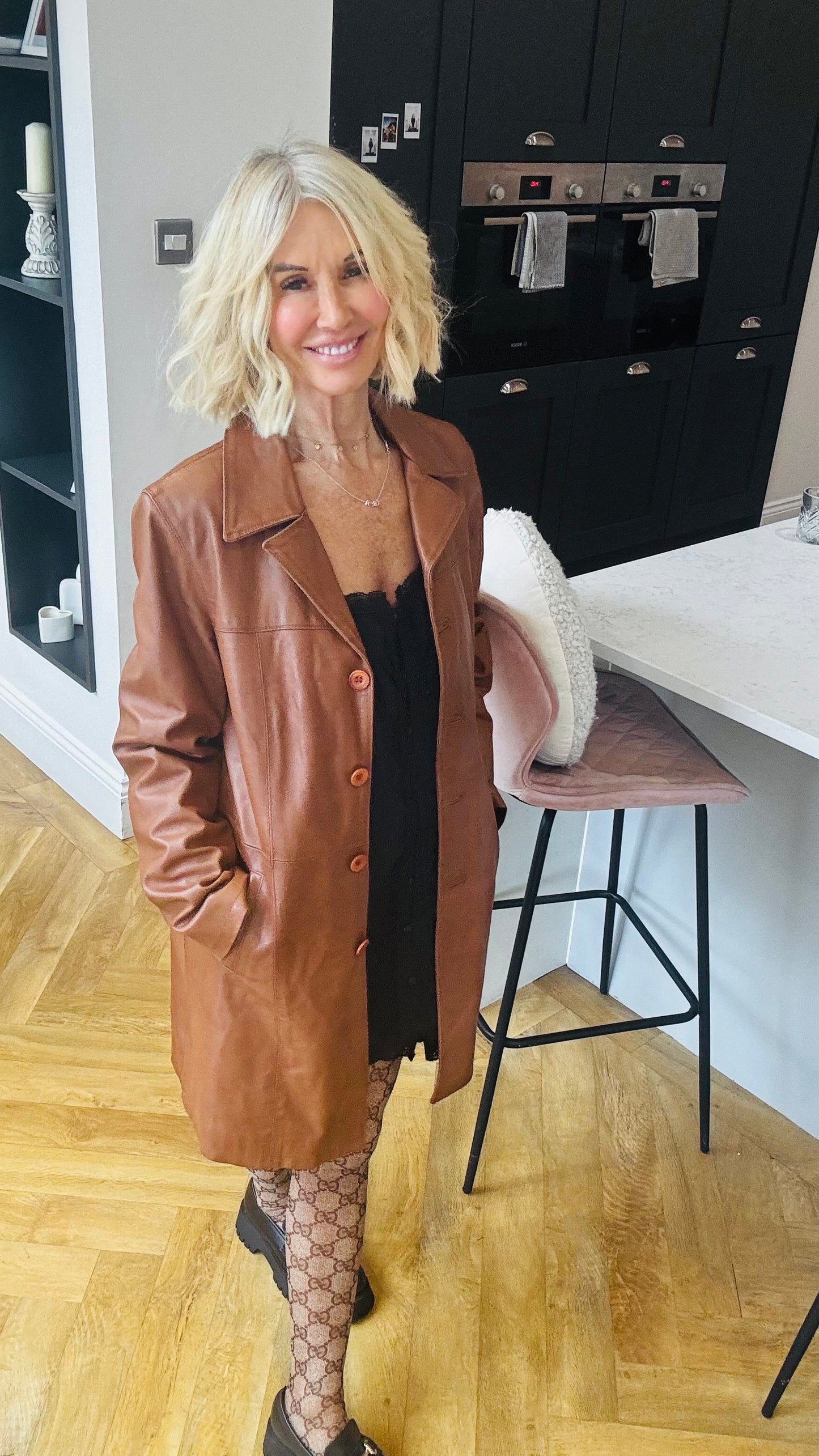 1970’s Leather Trench