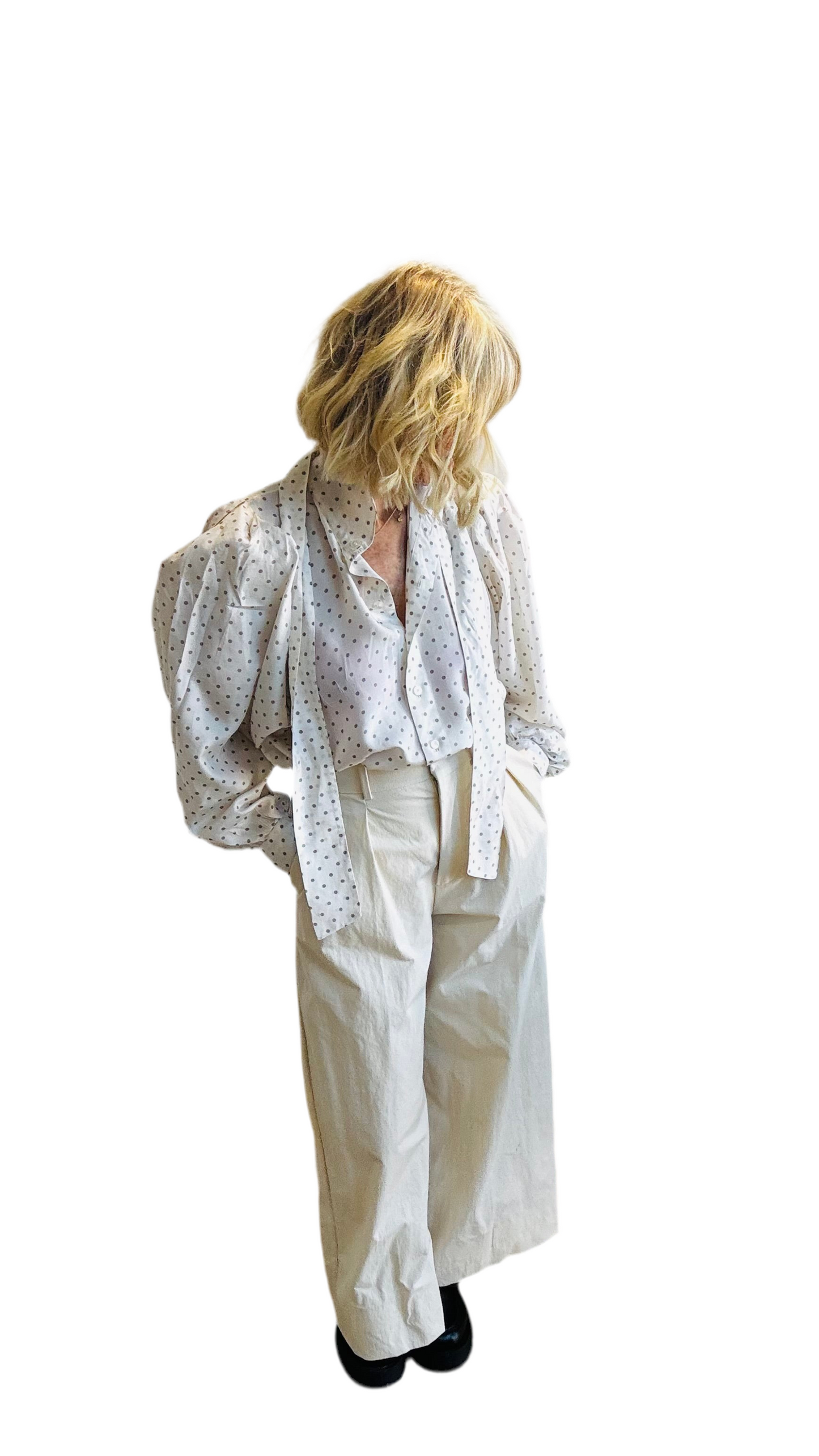 Stunning 80’s Silk Pussy Bow Blouse