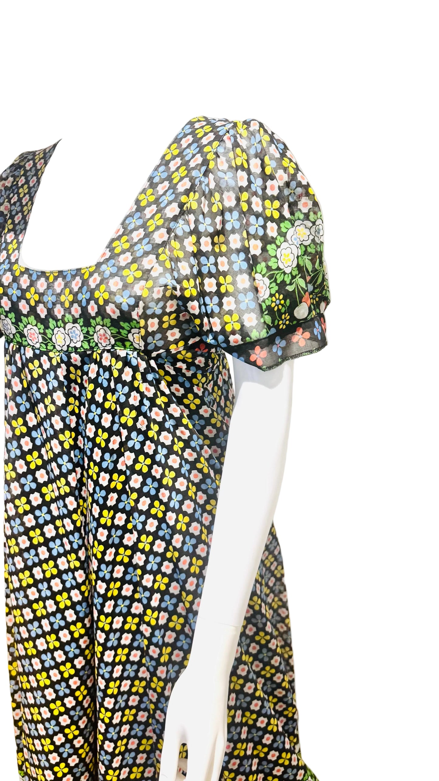 1970’s David Silverman Rare Maxi Dress