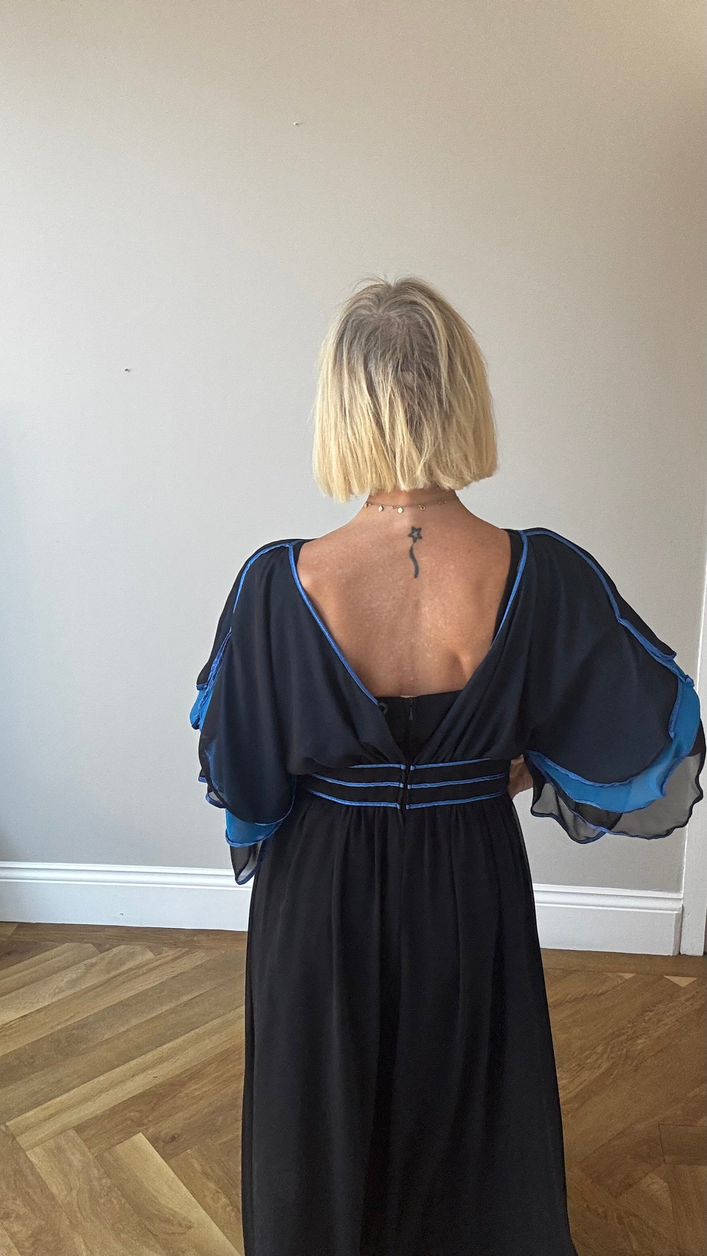 Two Tone Maxi Dress