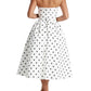 “Edith” Polka Dot Midi Dress