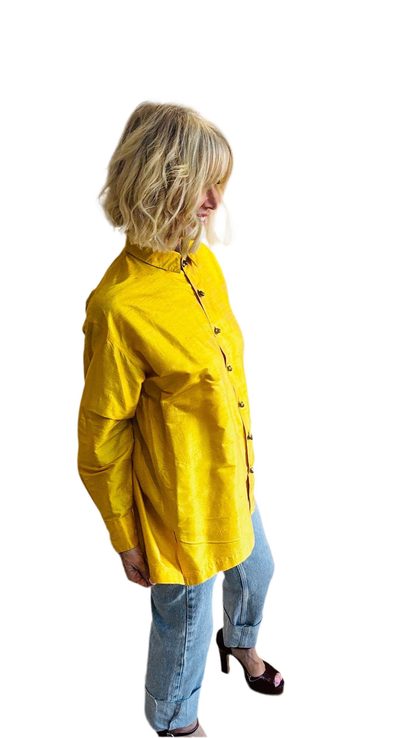 100% Duchess Silk 90’s Blouse