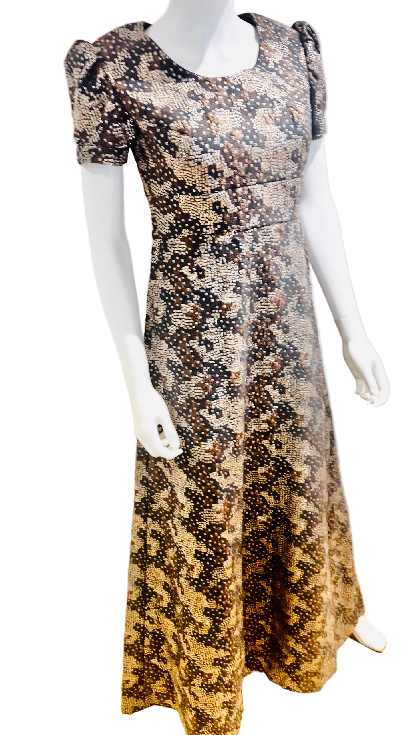1960’s Brocade Maxi