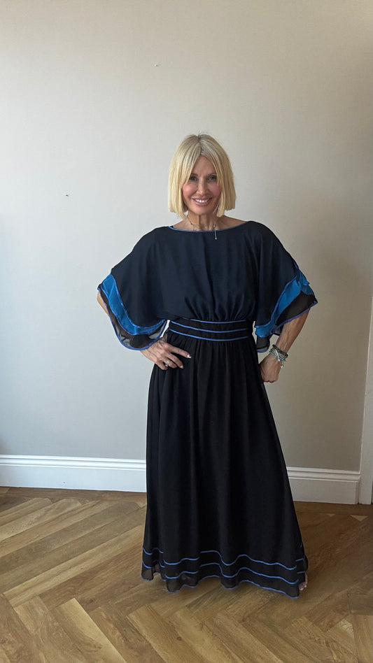 Two Tone Maxi Dress