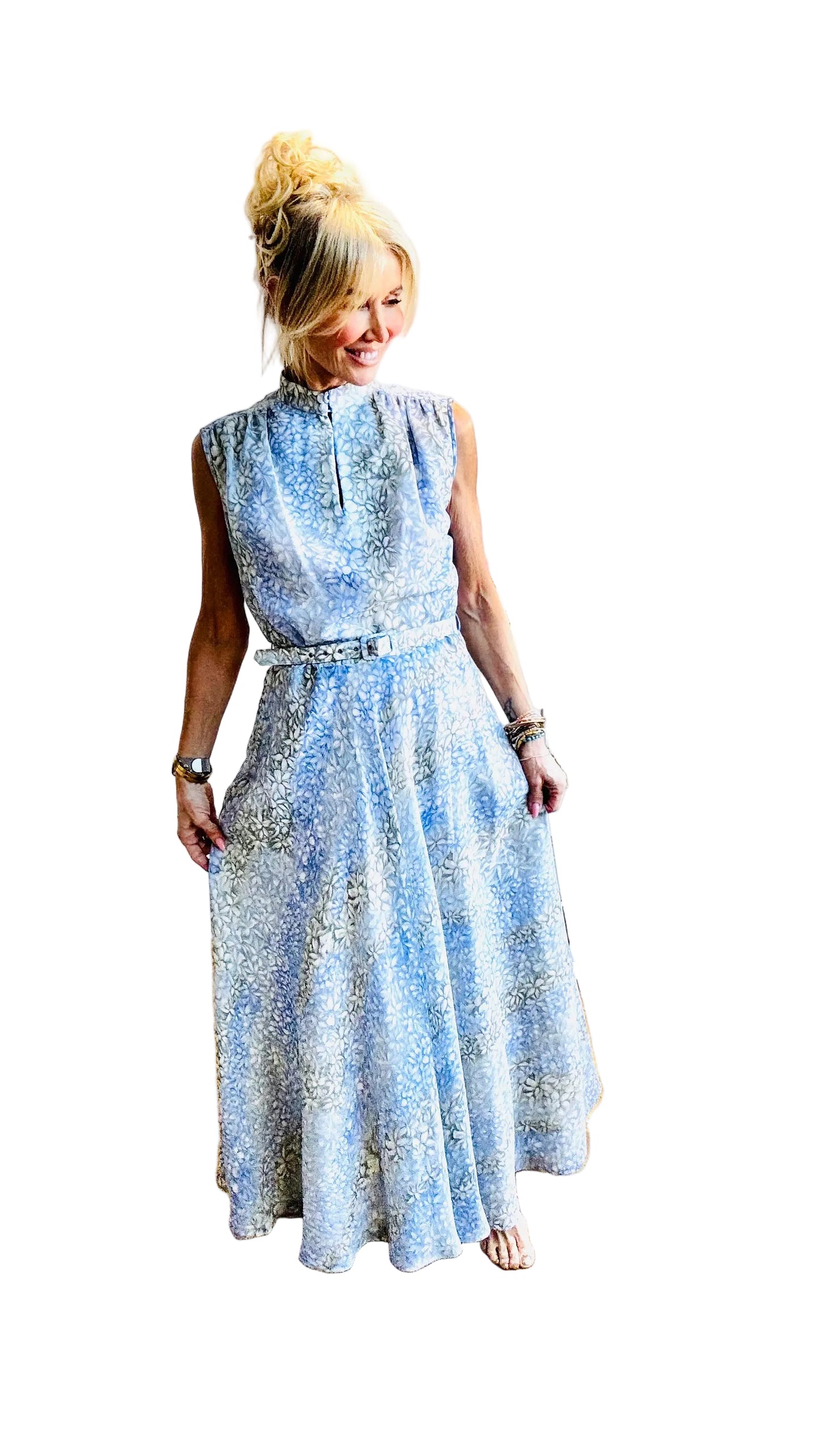 Baby Blue Vintage Maxi