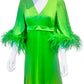 Epic 1960’s Ostrich Feather Maxi