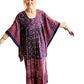 “Mudi” of Carnaby Street Epic Indian Block Print Angel Sleeve Dress