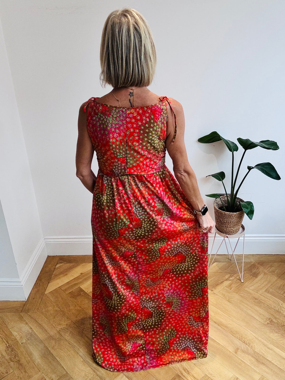 Stunning Peacock Pattern Maxi