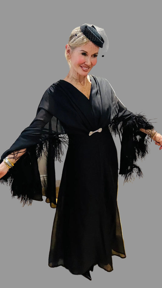 1970’s “ Oberstoff” Cape Maxi Dress