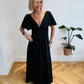 Deep V Maxi Dress